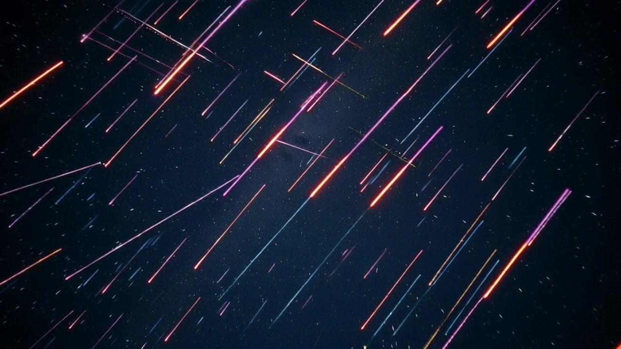 Celestial Symphony: A Dance of Meteoroids