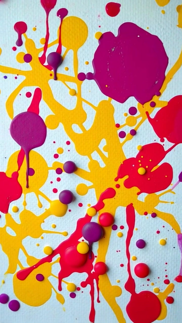 Hypnotic Liquid Harmony: A Soothing ASMR Paint Experience
