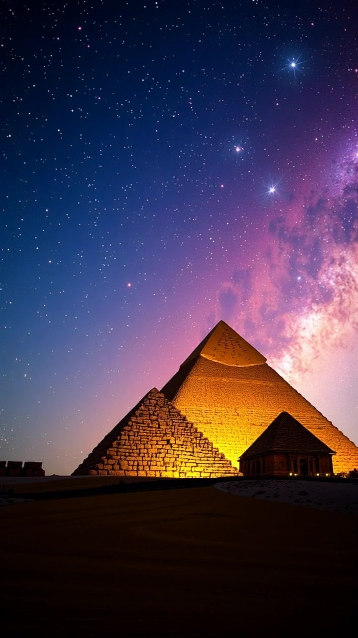 How the Pyramids Aligned with the Stars