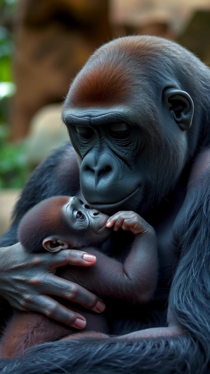 Gorillas: Gentle Giants with Surprising Hearts