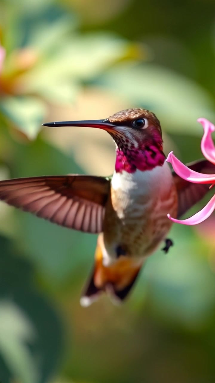 Hummingbirds: The Only Birds That Can Fly Backwards