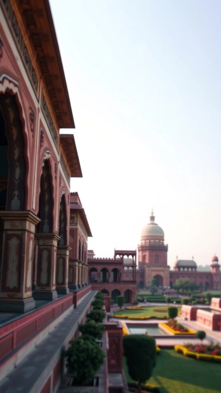 बंदर और उसका दोस्त लाल किला