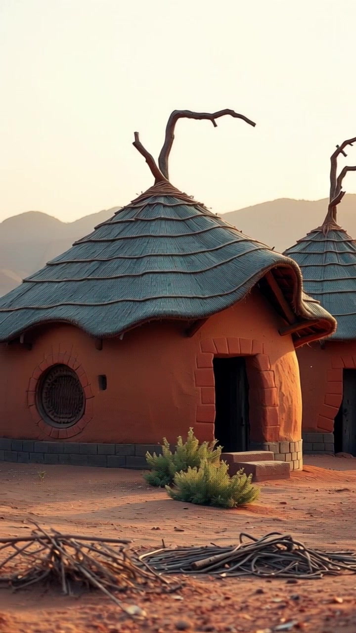 Dawn in an African Village