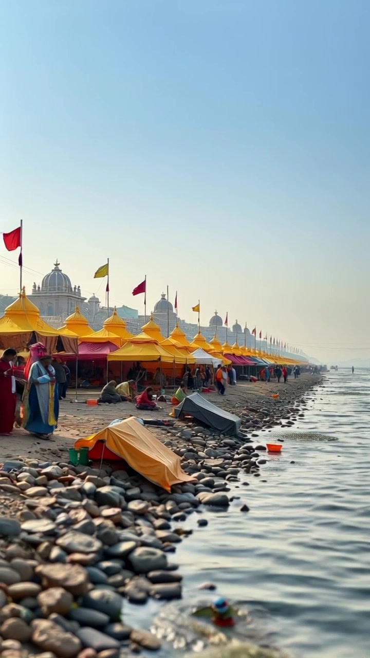 Divine Blessings: Chhath Puja at the Holy Ganga