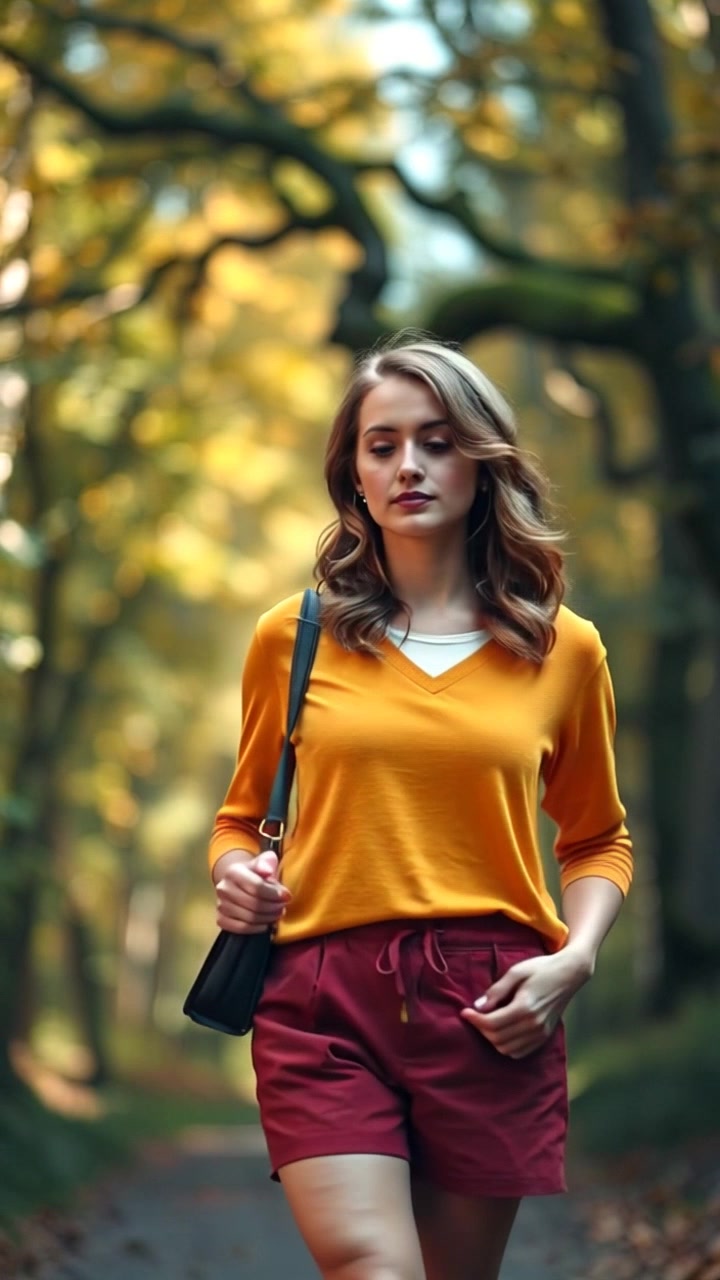 A Serene Encounter in the Forest