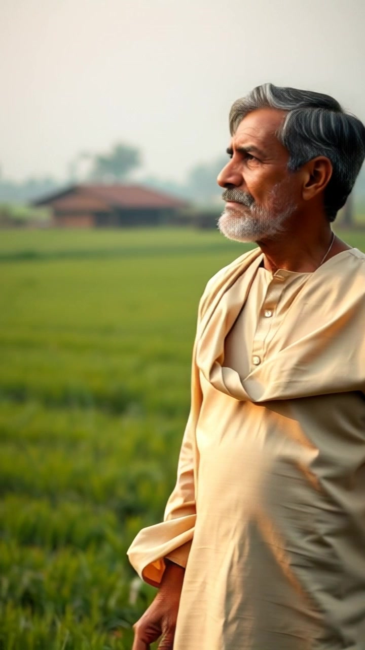 बूढ़ा किसान: उम्मीद की किरण 🌱💔