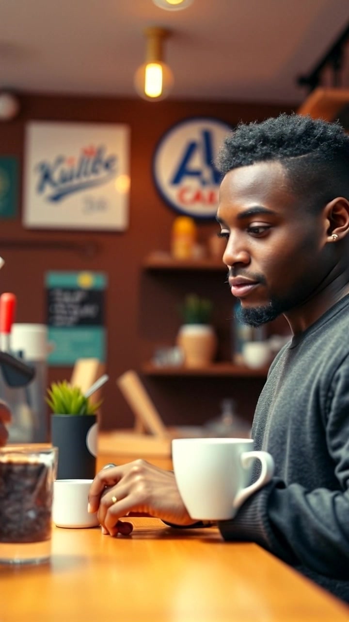 Kisah Cinta di Kedai Kopi