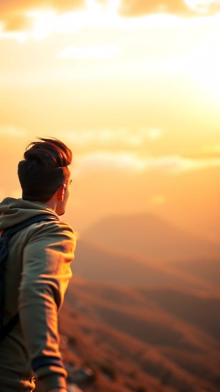 असाधारण हिमालय की ऊंचाइयों में एक अकेला यात्री