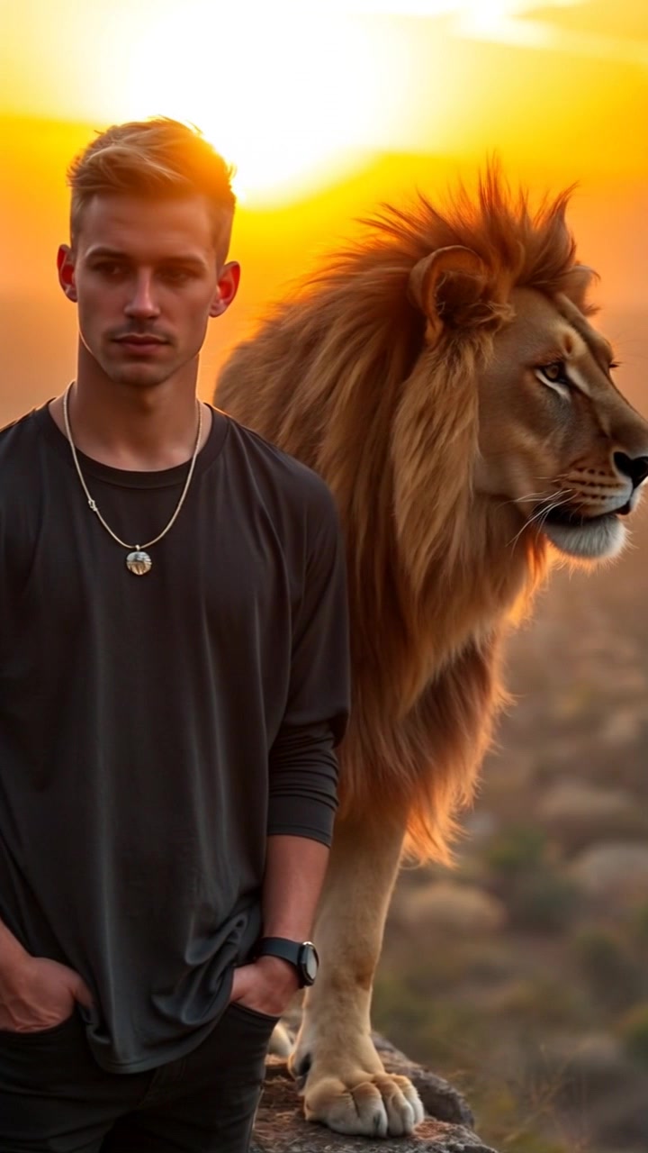 Epic Lion Duel: Battle to the Death!