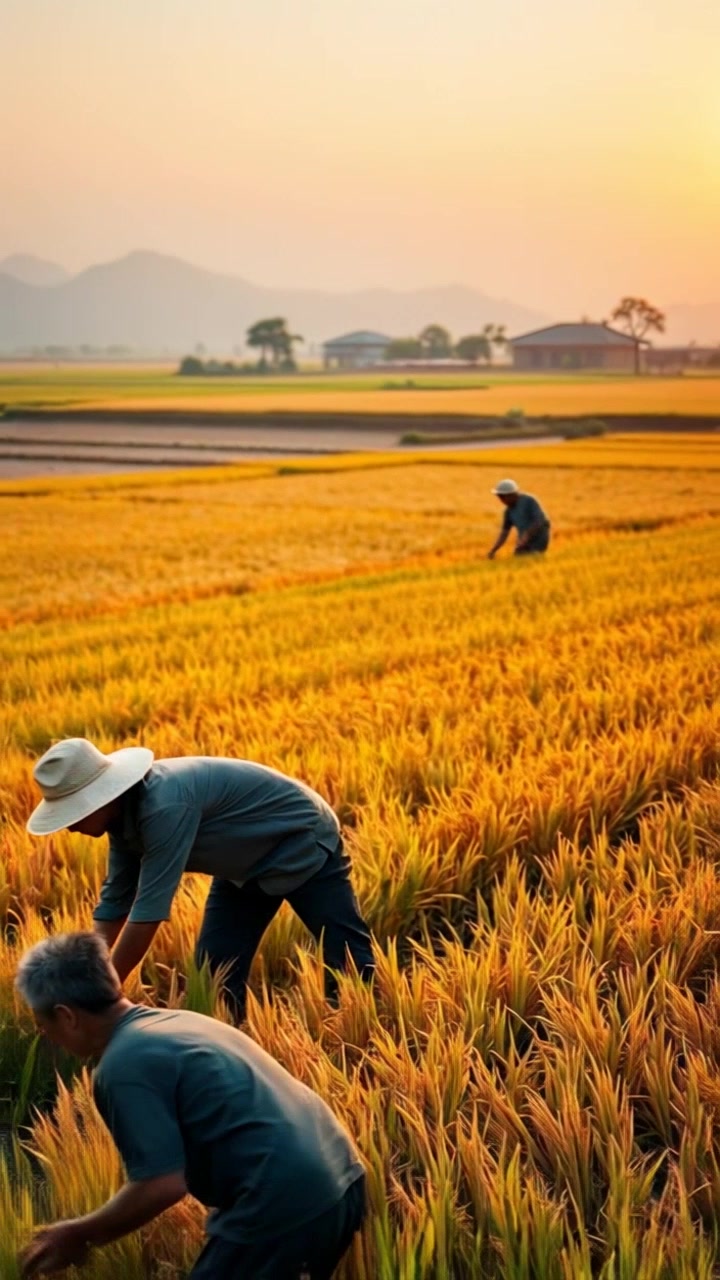 Menikmati Keindahan Sawah di Pagi Hari