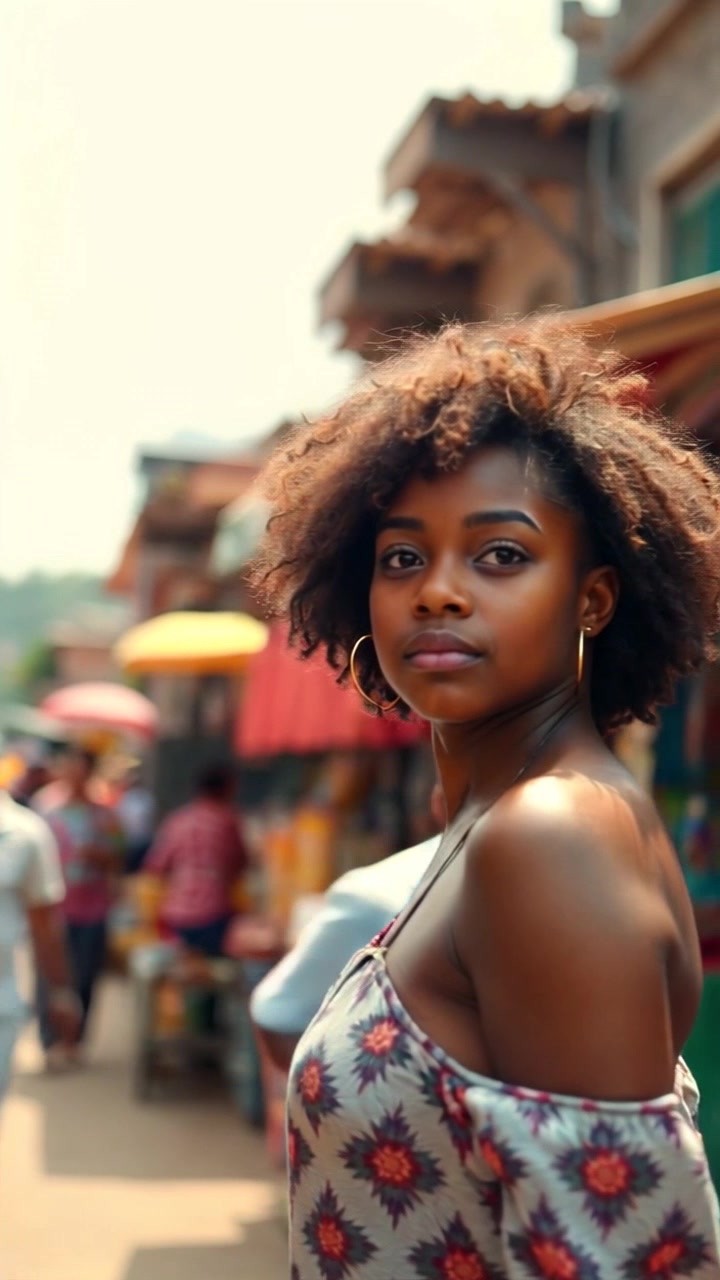 A Girl Helping Her Mother After Collecting Firewood