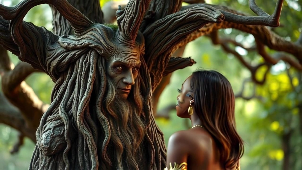 The Grumpy Tree and the Little Girl