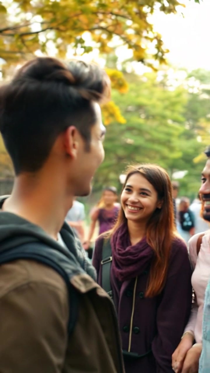 Whispers of Destiny: A Painted Encounter