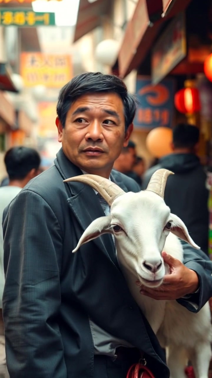 Perburuan Kambing di Pasar