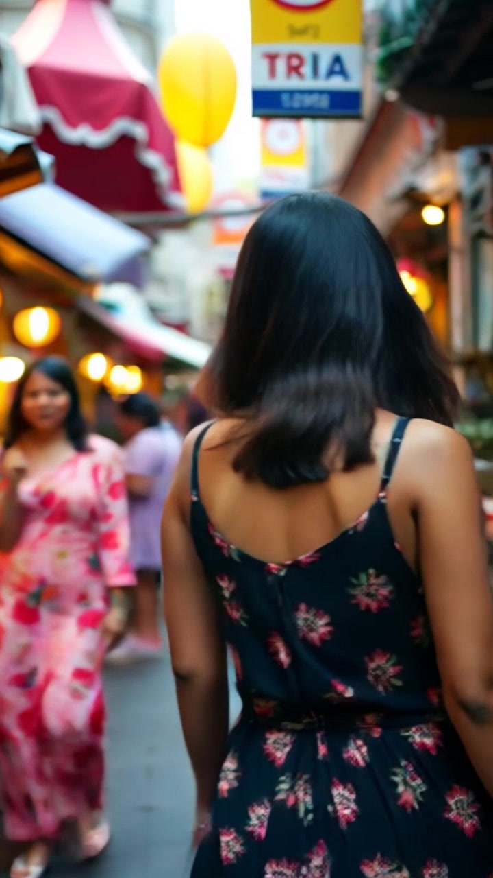 A Soulful Journey: Indian Girl in Vrindavan