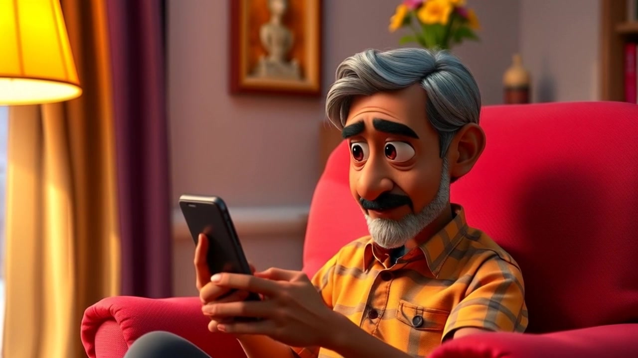 बूढ़े आदमी की स्मार्ट लाइफ़: तकनीक का मजेदार सफर