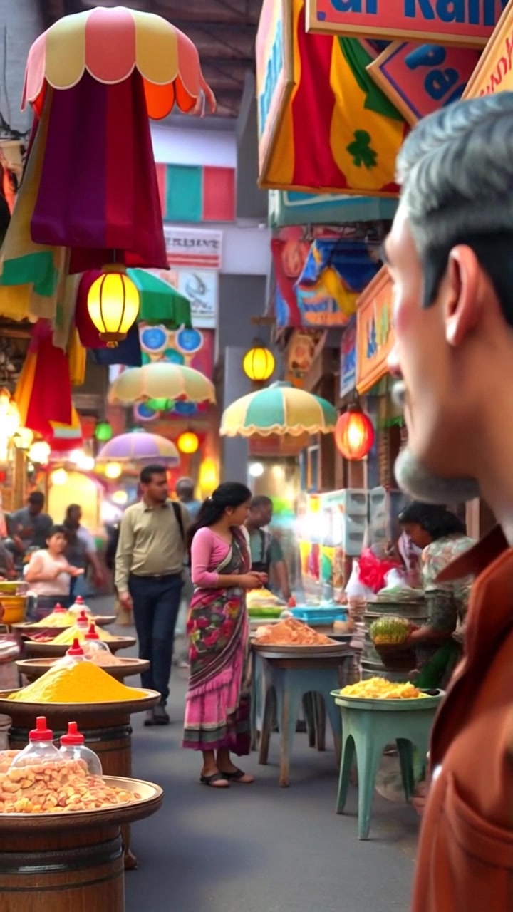 बंदर का बाजार में धमाल 😂