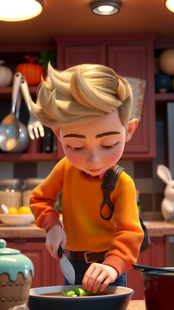 Cocinando Pasta con el Chef Bebé!