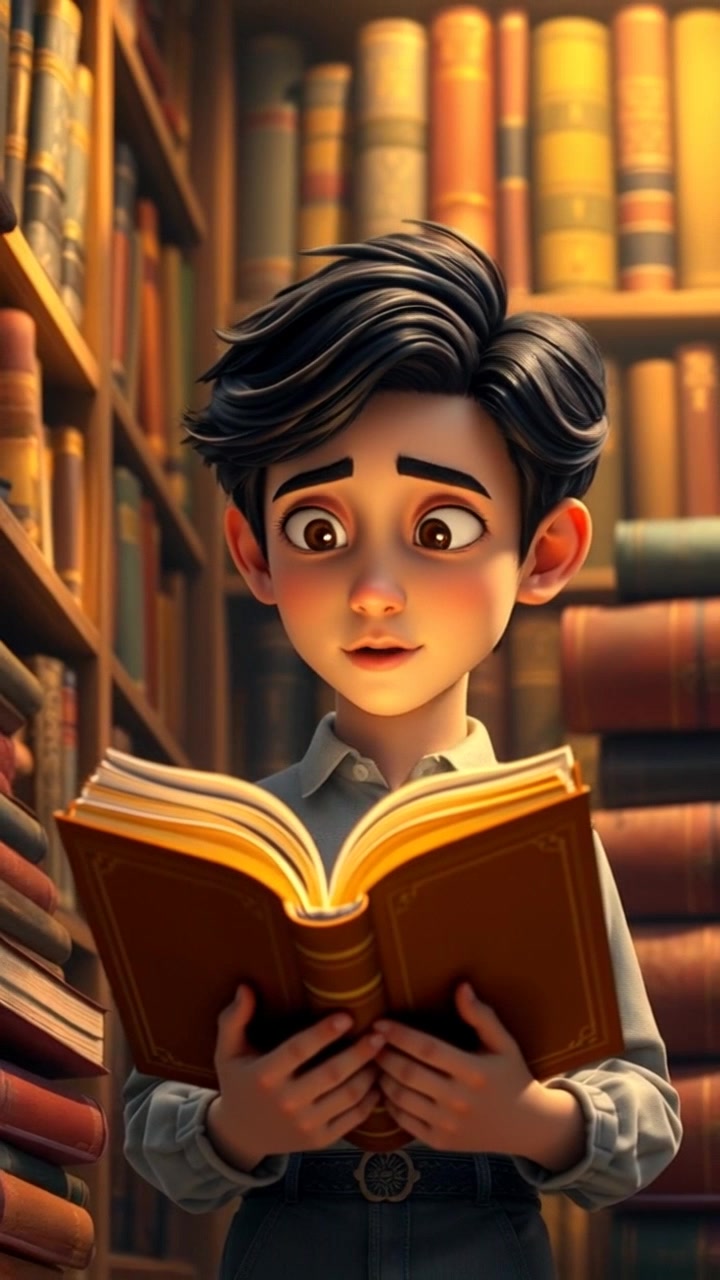 Petualangan Raka di Dunia Buku Tua