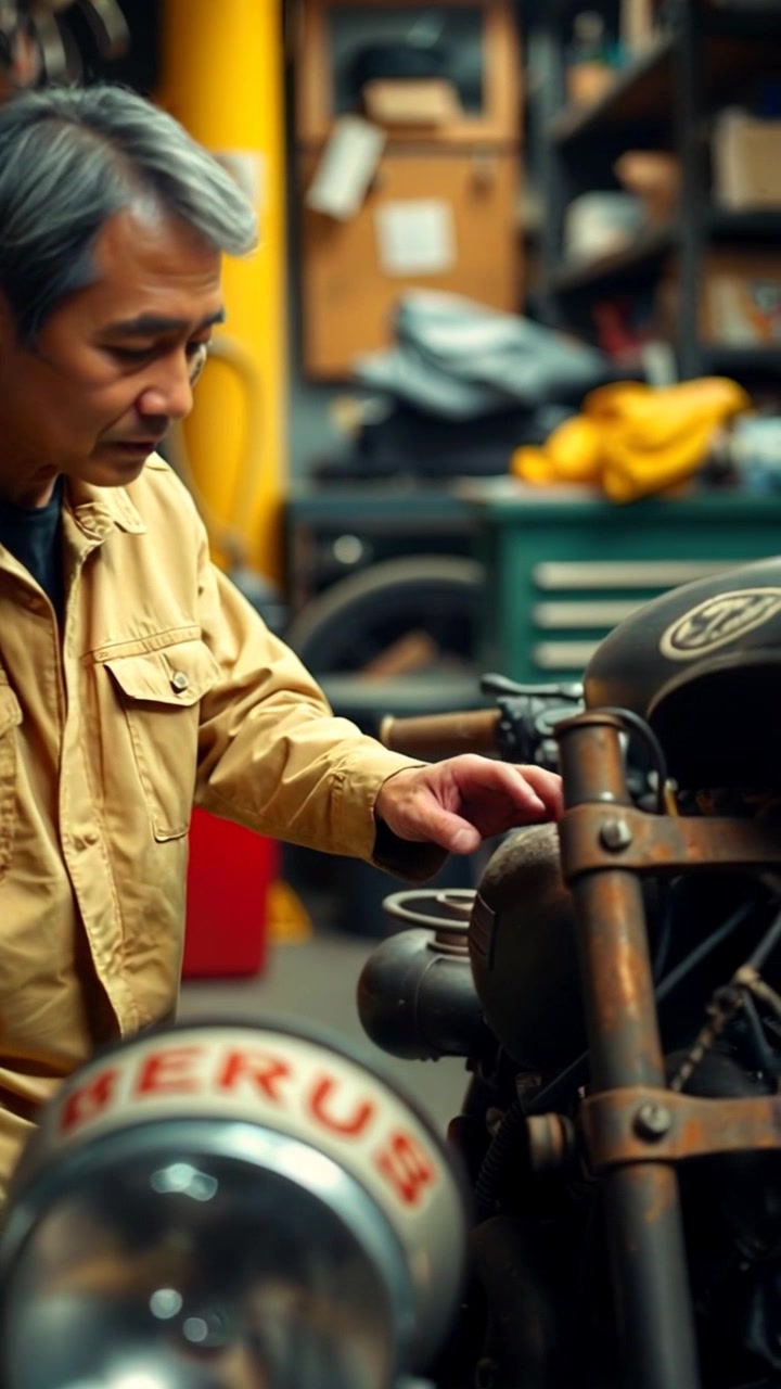 Keajaiban Pak Ujang: Membangkitkan Motor Tua