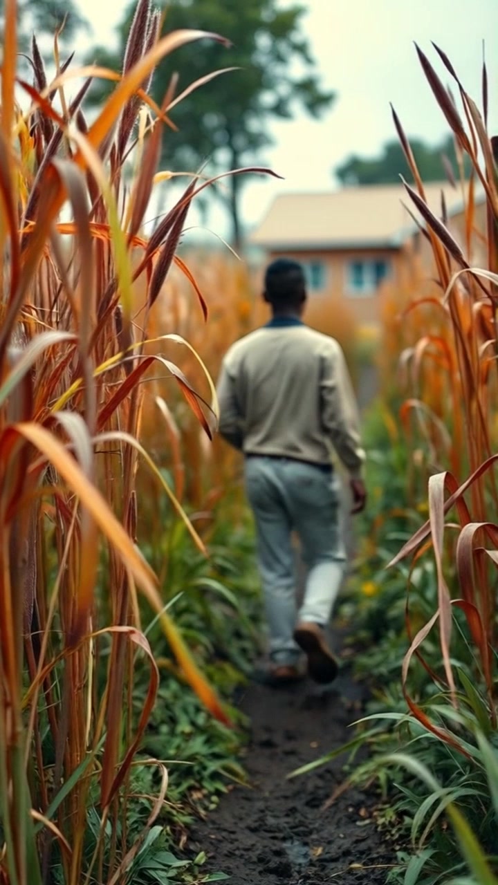 Africa Man Dreams of Better Life
