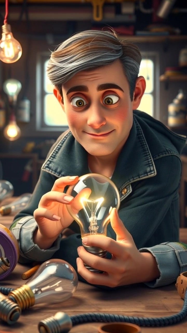 Penemuan Lampu Pijar oleh Thomas Edison