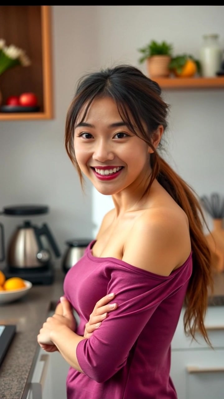ASMR Eksperimen Rasa: Wanita Cantik Menggigit Belimbing
