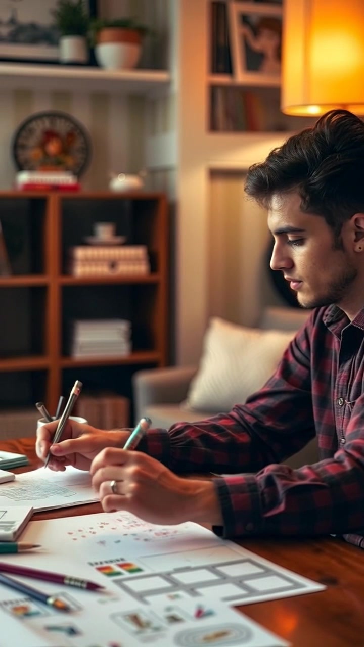 Dreams on Paper: Ethan's Fight for Success