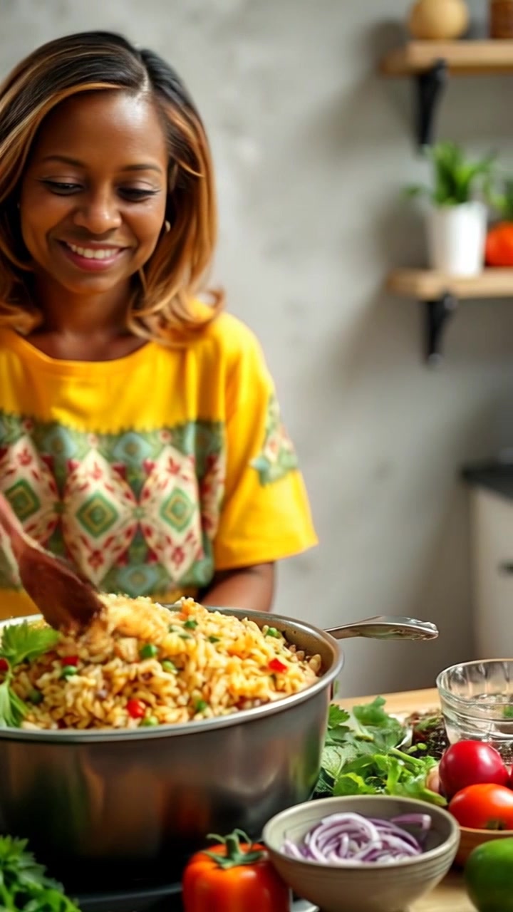 Aisha Enjoying Jollof Rice: Ayomi Ayodeji, Come Join Me!