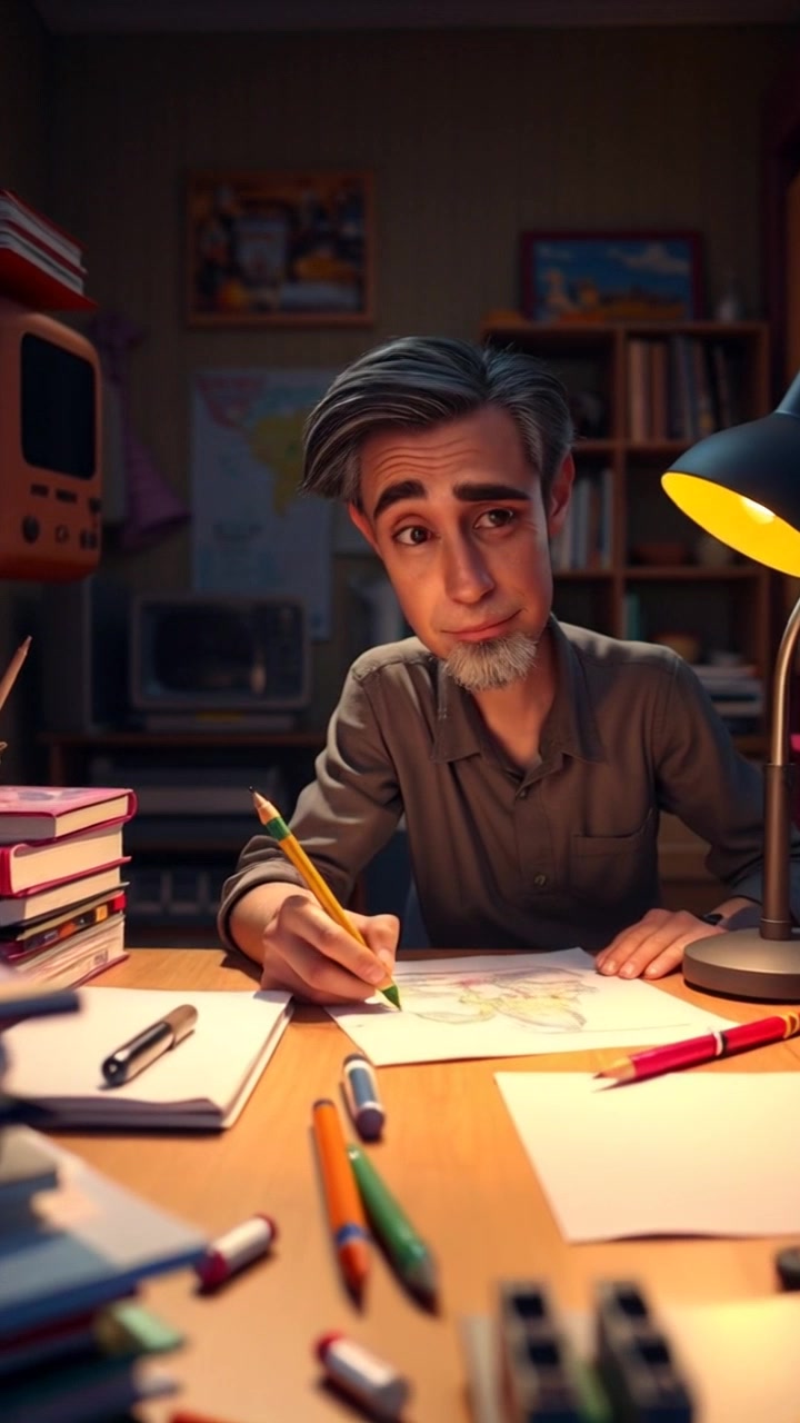 Rafi's Rocket Drawing Adventure: Learning from Mistakes!