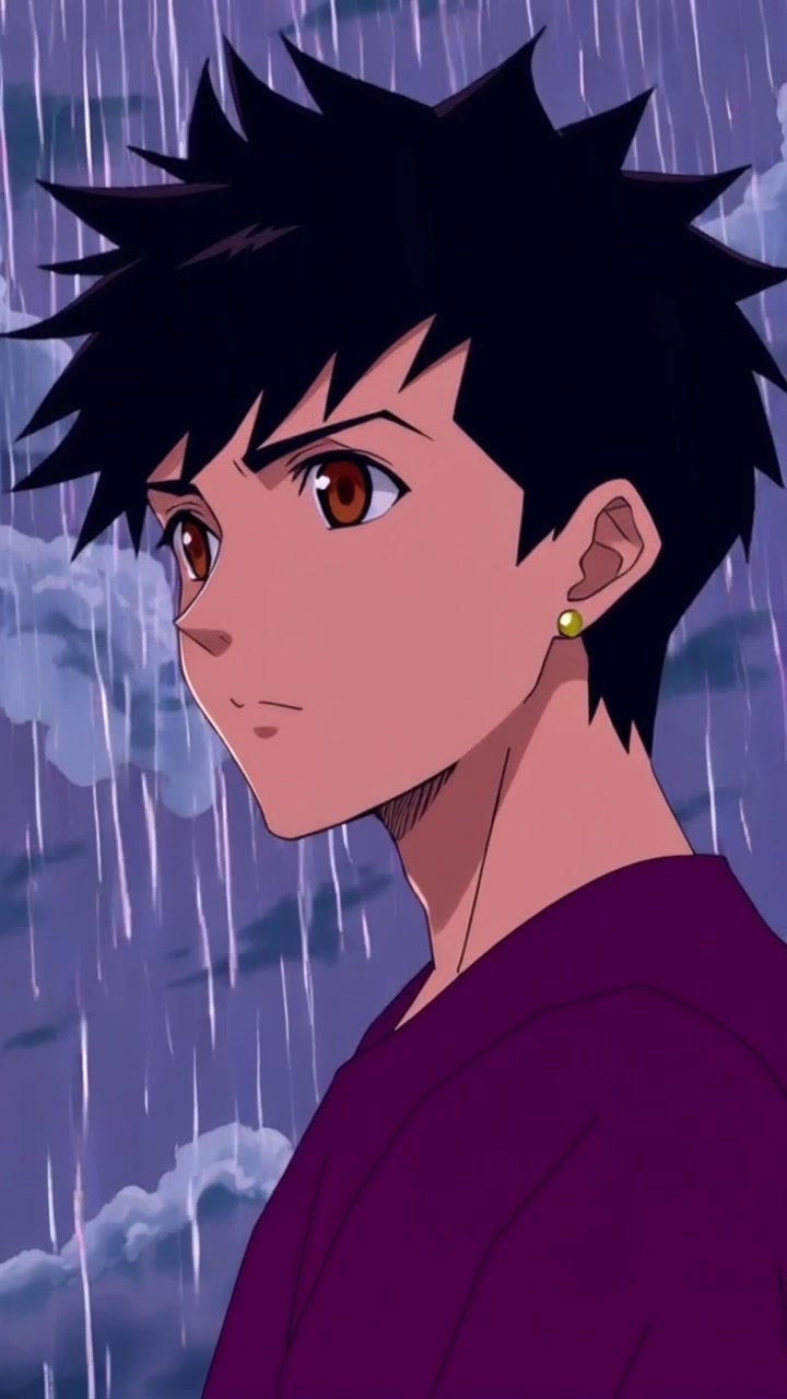 Ninja in the Rain: A Futuristic Standoff