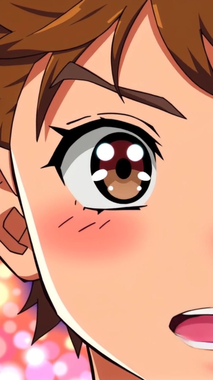 Subject: A young woman with wide eyes filled with wonder. Scene: Close-up of her face, framed by soft, blurred backgrounds suggesting a magical environment. Style: Gentle, ambient lighting creates a warm glow, enhancing the sense of awe in her expression. Motion: The camera slowly zooms in, capturing the depth of her emotion as subtle changes in her facial expressions convey curiosity and delight.