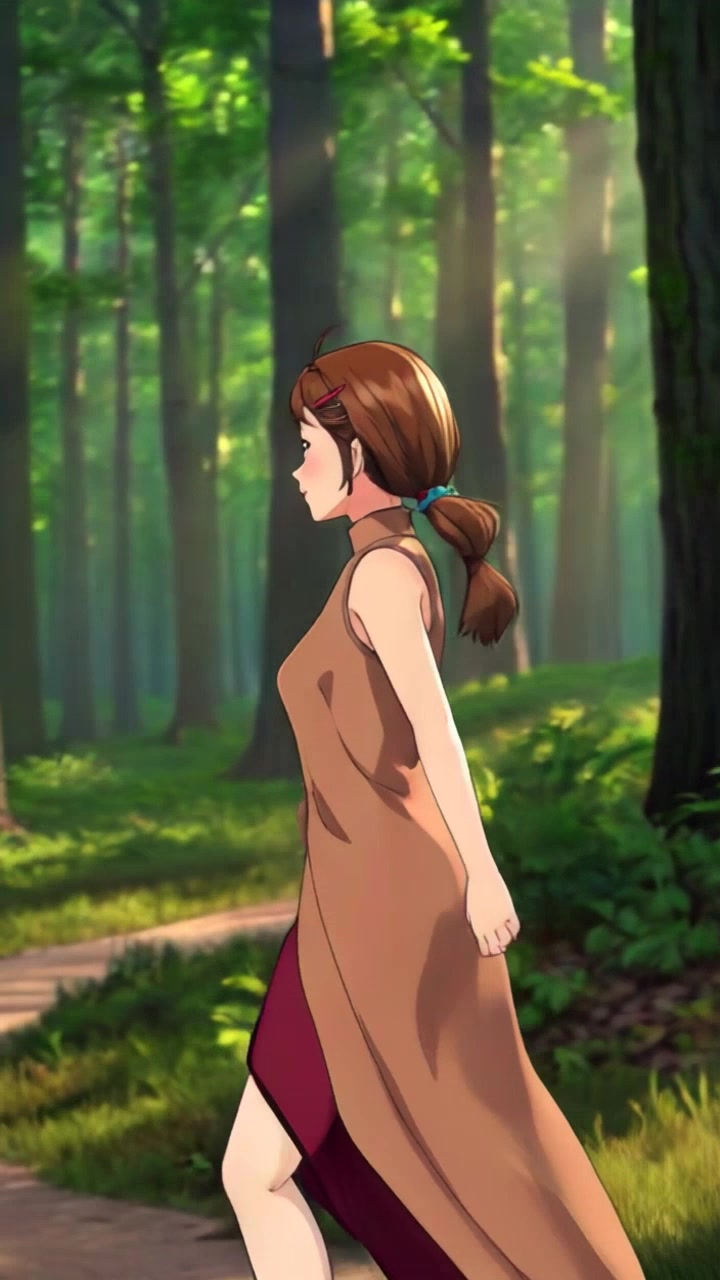 Journey of Self-Discovery: A Cinematic Walk in Nature