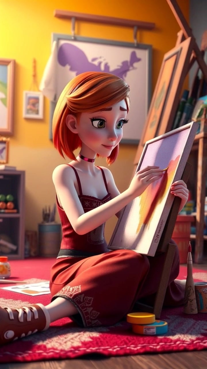 Artistic Triumph: Sarah's Journey to Success