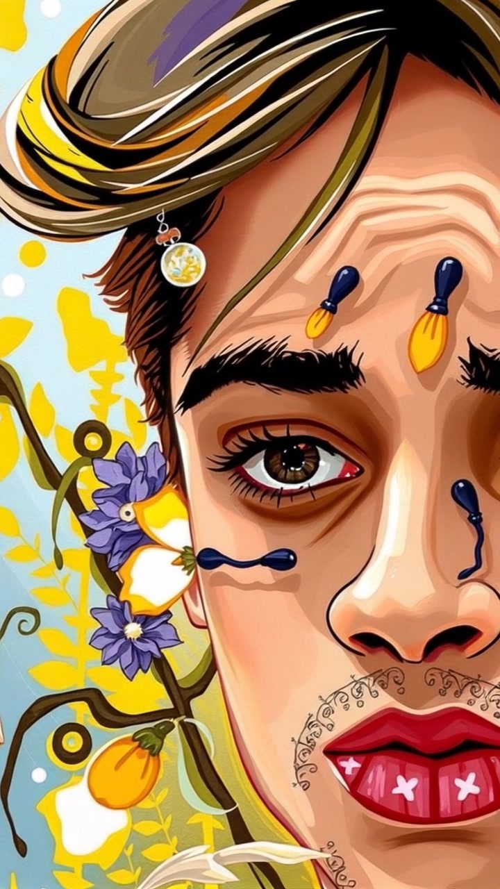 Subject: A person's face displaying curiosity and confusion. Subject movement: The person's expression shifts subtly, eyebrows raising and lips slightly parting in an inquisitive manner. Scene: Close-up of the person's face, surrounded by an out-of-focus background that hints at an intriguing environment. Style: Soft ambient lighting that highlights the contours of the face, creating a gentle yet engaging atmosphere. Motion: The camera slowly pushes in for a more intimate look, accentuating the nuances of the expression as it captures the emotional complexity.