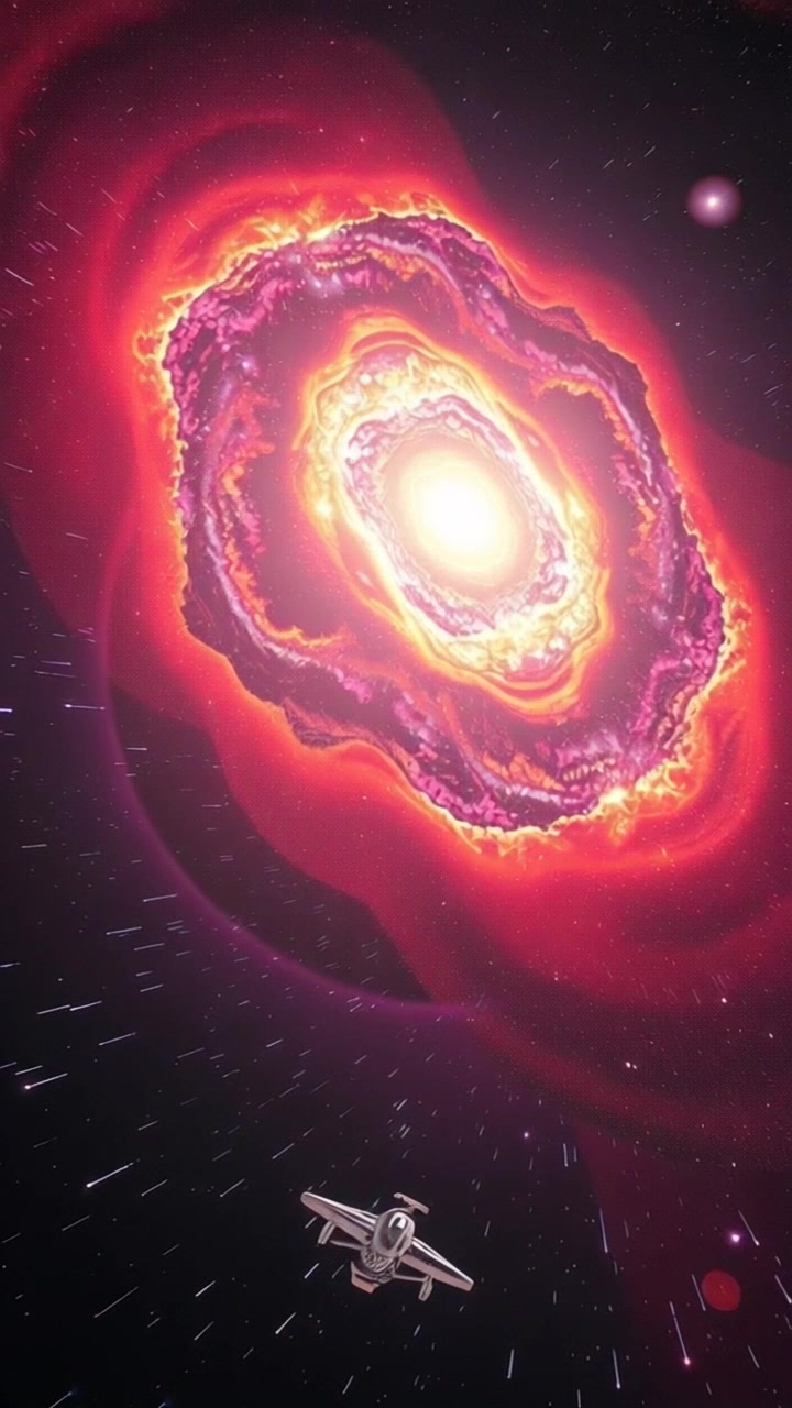 A Galaxy Running Close to the Speed of Light!
