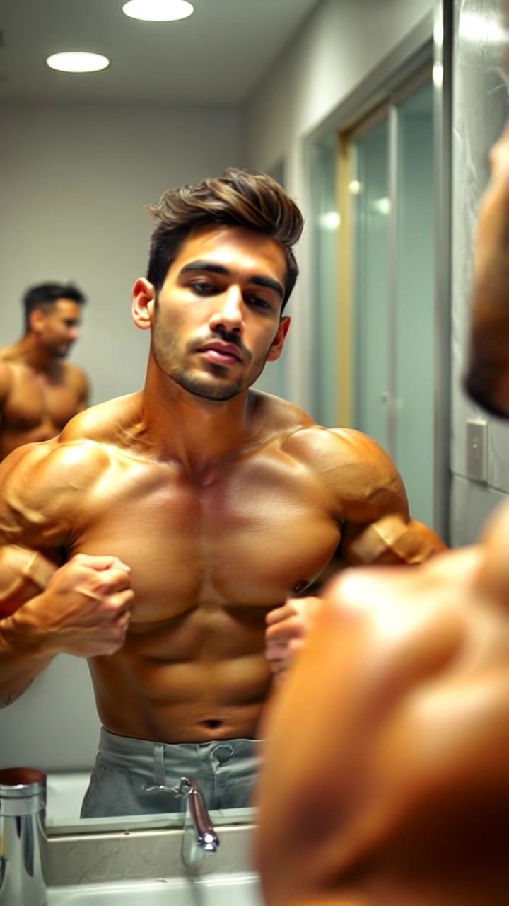 ترويج قميص رياضي لكمال الأجسام مع تصميم عنكبوت