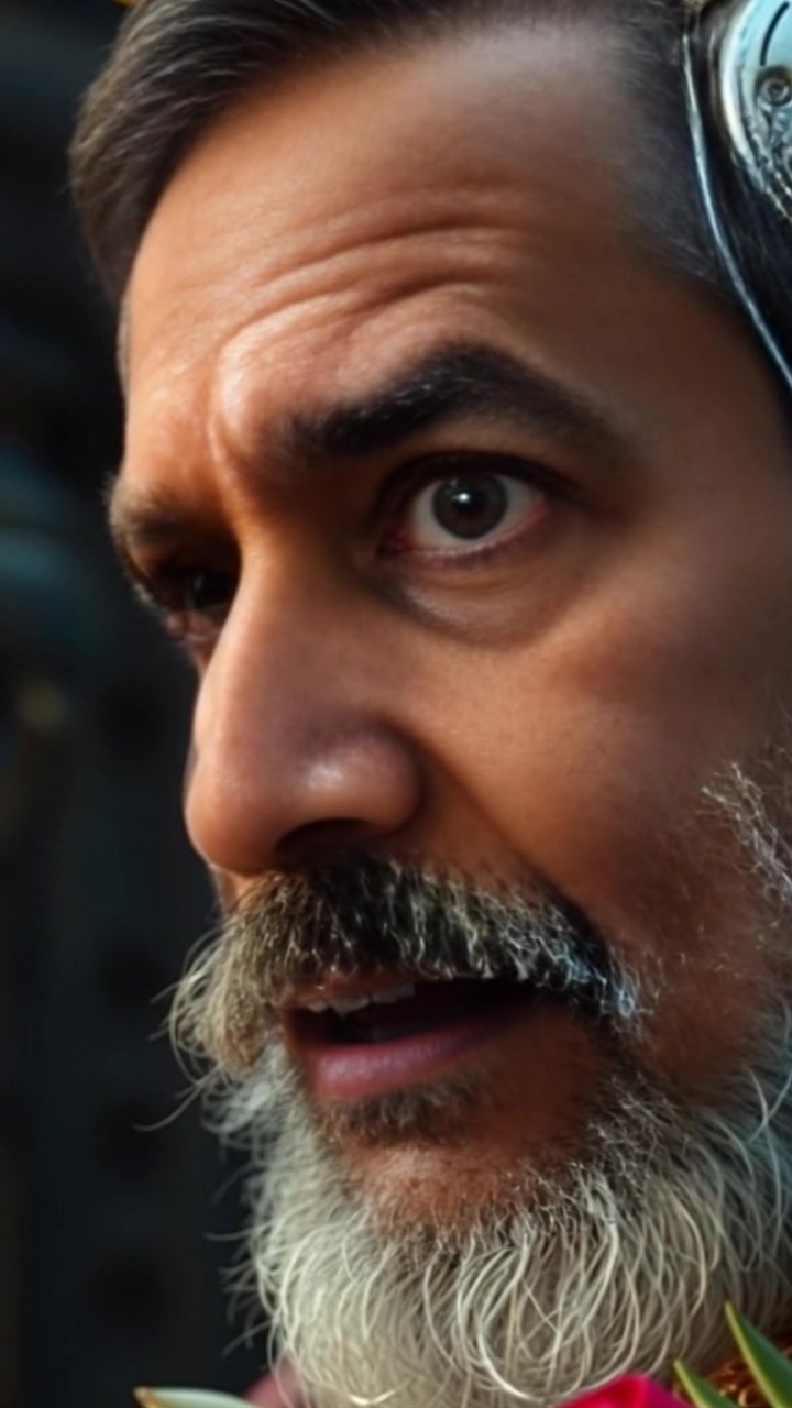 Subject: A person speaking dramatically with a focused expression. Subject movement: The person's face shifts slightly as they express emotion through their features, with intense eye contact. Scene: Close-up of a person's face in a dimly lit room, with soft shadows highlighting their features. Style: Ambient lighting with a moody tone creating deep contrasts, enhancing the dramatic effect. Motion: The camera gently zooms in on the speaker's eyes, capturing their intensity and passion as they convey their message.
