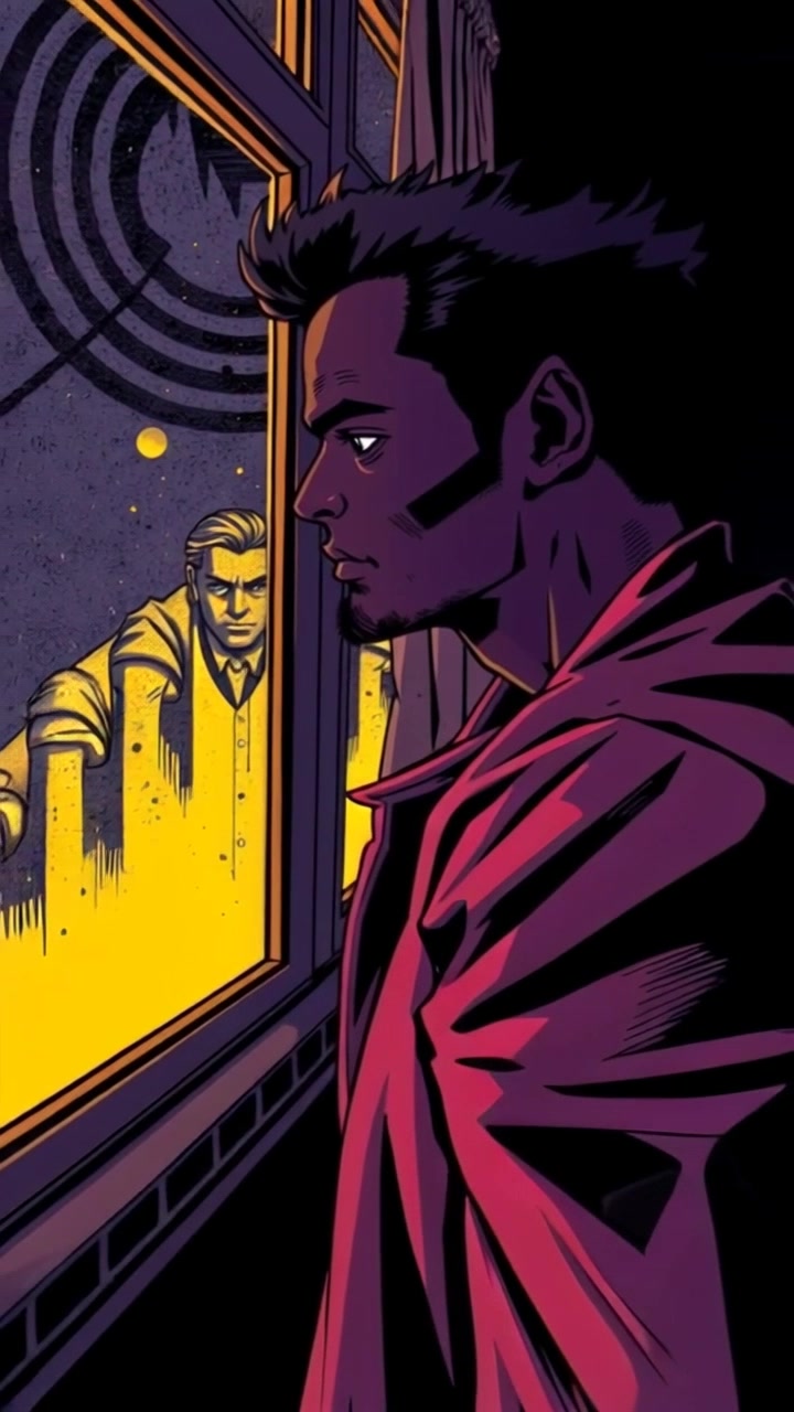 Subject: A contemplative figure standing by a window. Subject movement: The individual gazes thoughtfully outwards, with subtle shifts in posture as they reflect. Scene: A cozy, softly lit room with the glow of the sunset filtering through the window, casting warm hues across the walls. Motion: The camera pulls back slowly from a close-up of the figure's face, revealing the environment around them, while the gentle light enhances the mood of introspection.