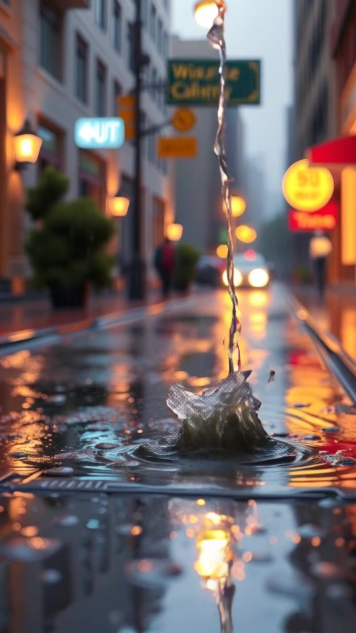 The Bravery of a Young Boy in the Rain