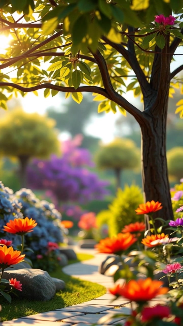 Reflexiones de Amor y Paz en el Jardín