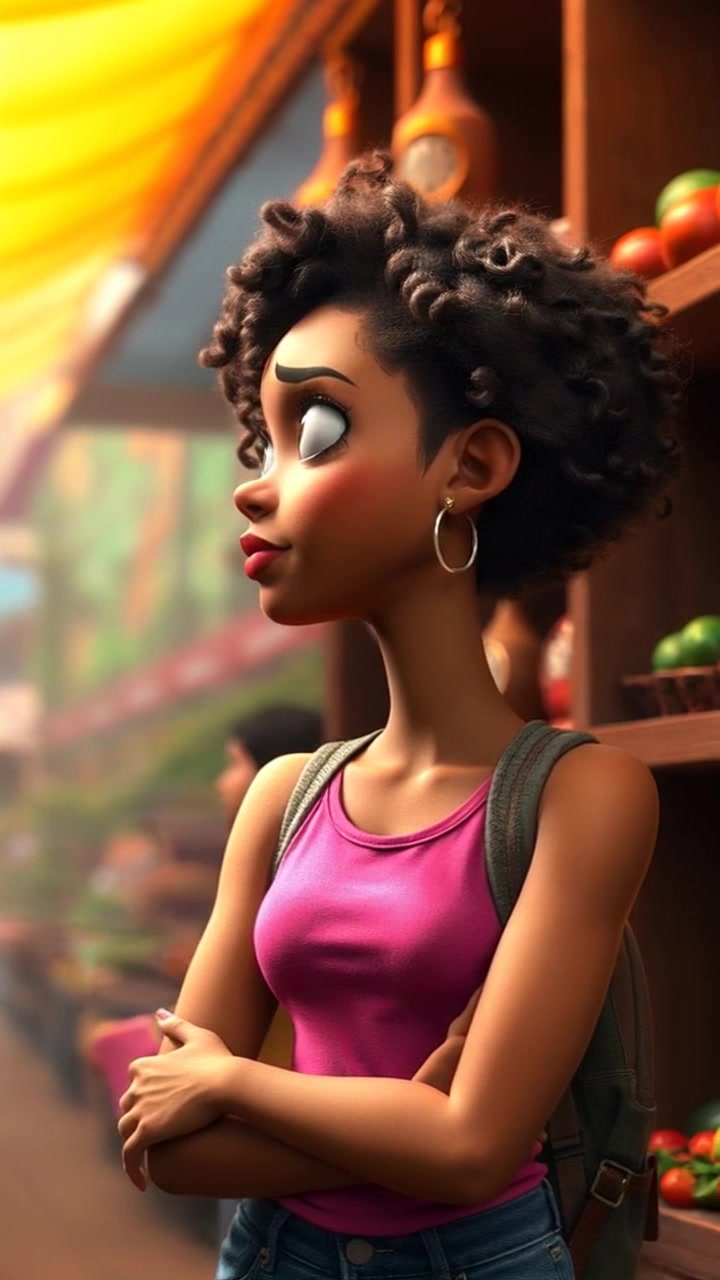 A Northern Nigeria Girl Selling in the Street