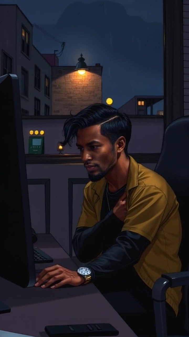 Teror Malam di Kantor
