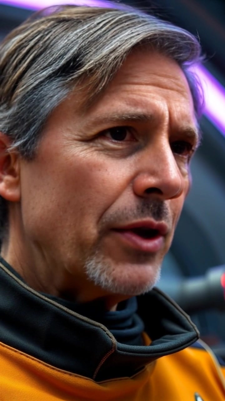Subject: A determined individual speaking passionately. Subject movement: The individual leans slightly forward, intensifying their expression as they engage their audience. Scene: A close-up of the person's face set against a blurred background, emphasizing their focused demeanor. Style: Soft, warm lighting accentuates the contours of their face, creating an inviting yet intense atmosphere. Motion: The camera begins with a tight close-up, then smoothly pulls back to reveal the environment around them while maintaining focus on the individual's expressive gestures.
