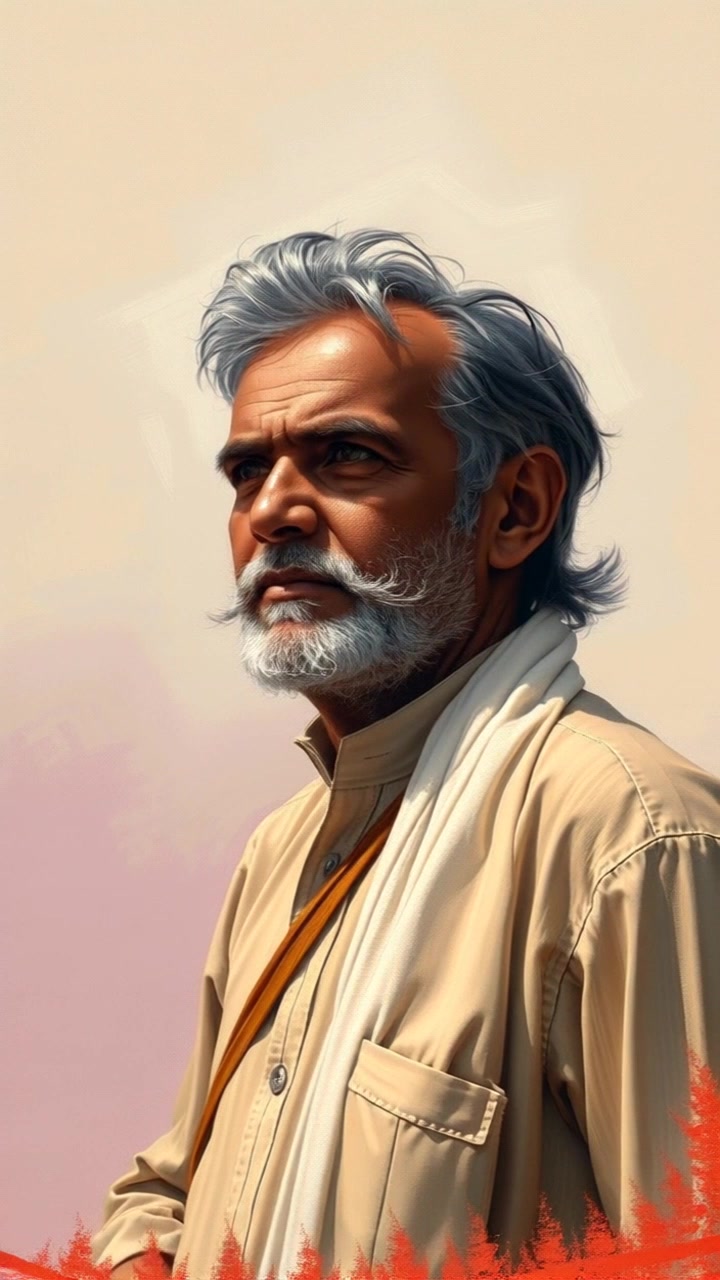 Subject: A determined figure gazing defiantly towards the horizon, embodying an unyielding spirit. Subject movement: Standing resolutely as the wind tousles their hair, suggesting inner strength and resilience. Scene: A rugged landscape at sunrise, with dramatic cliffs and an expansive sky painted in warm hues of orange and gold. Style: Morning light casting long shadows, creating a stark contrast with the vibrant colors of the sky. Motion: The camera slowly pushes in, capturing the figure’s intensity and the vastness of the landscape behind them, evoking a sense of hope and determination.