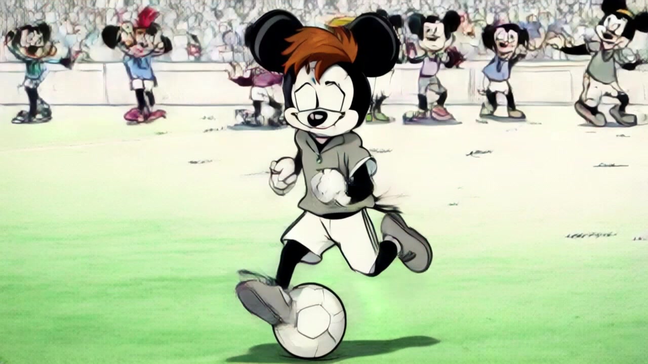 Mickey's Celebratory Victory and Triumph