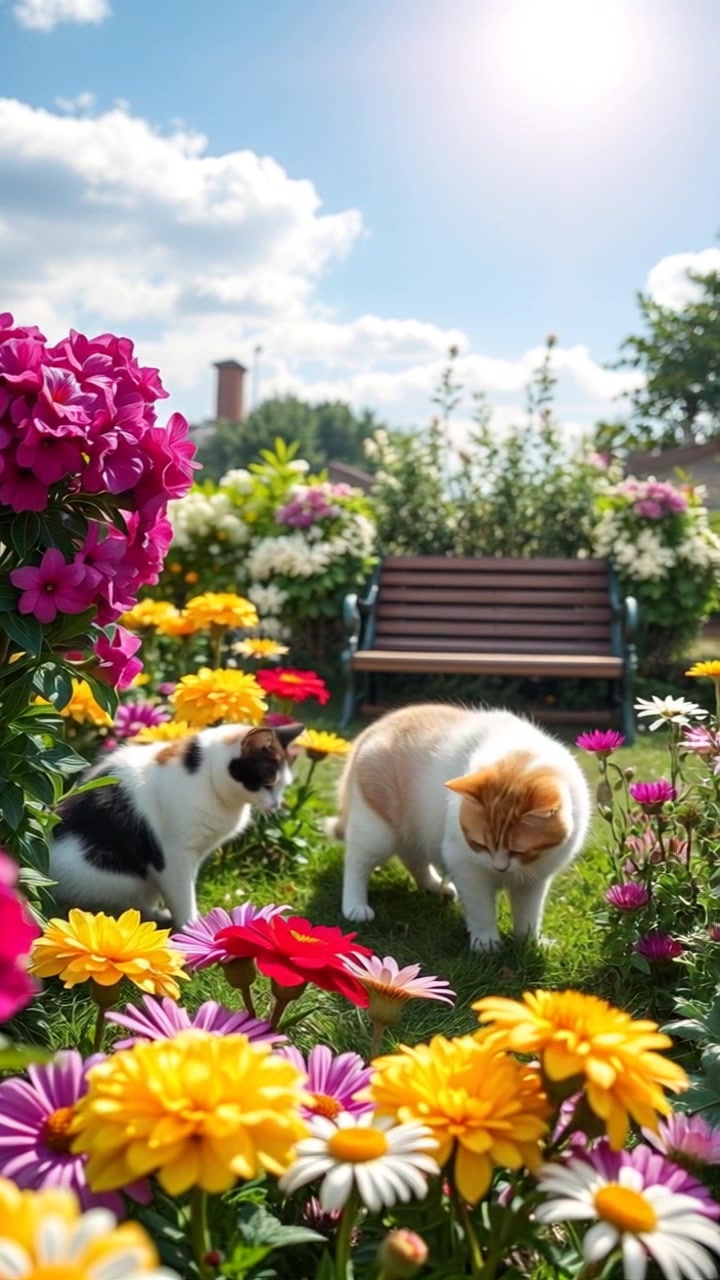 From Stray to Friend: The Old Lady and the Cat