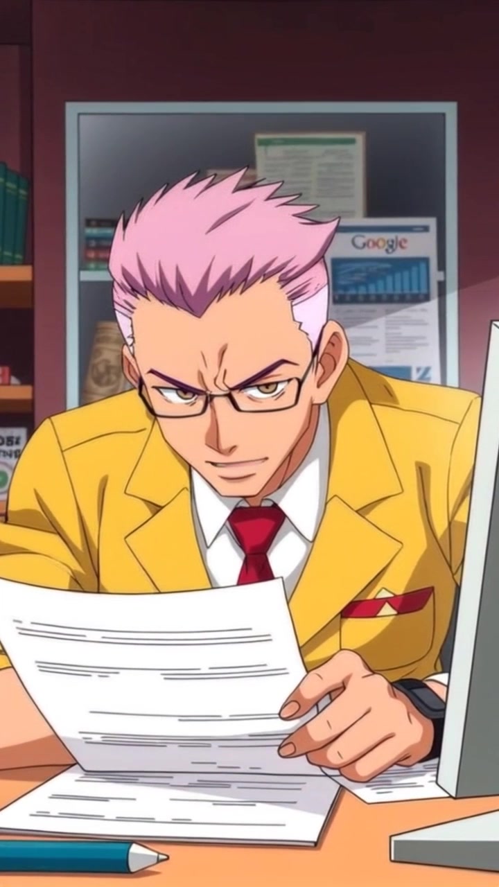 Subject: A person sitting at a desk, focused on paperwork with a furrowed brow. Subject movement: The person shifts slightly, leaning forward to concentrate intensely on the documents, occasionally glancing around the cluttered workspace. Scene: A cozy home office filled with stacks of papers, a laptop, and soft ambient lighting. Camera: Smooth push-in toward the subject, capturing the details of their expression and the clutter of the desk, creating an intimate atmosphere.