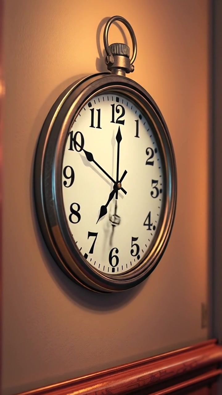 Understanding Clockwise Direction with a Big Clock