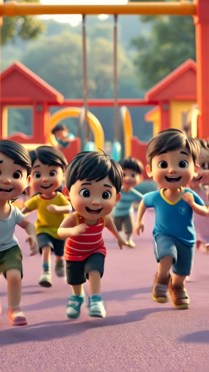 Keceriaan Ibu dan Anak dalam Gaya Kartun